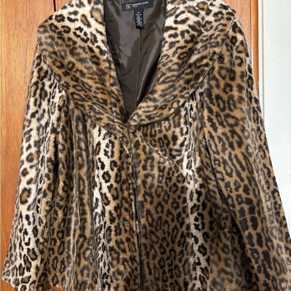 INC International Concepts Animal Print  Jacket